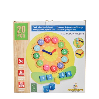 подаръци,и,играчки,игри,и,технологии,всички,игри,и,играчки,wooden,games,clock,edctn,ch52,multi