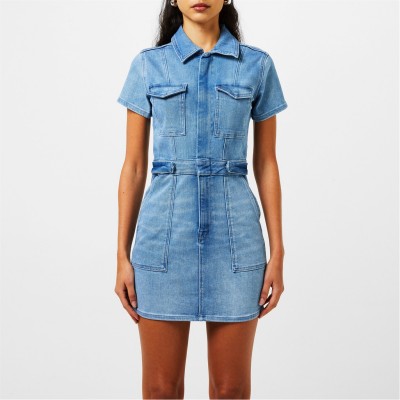 рокля,дамски,поли,и,рокли,good,american,fit,for,success,stretch,denim,mini,dress,blue274