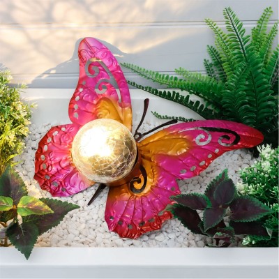 градина,/,на,открито,аксесоари,на,разпродажба,streetwize,solar,butterfly,99,pink