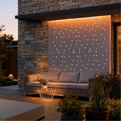 градина,/,на,открито,аксесоари,на,разпродажба,streetwize,solar,powered,warm,white,led,curtain,lights,led