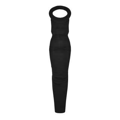 дамска,рокля,дамски,поли,и,рокли,off,white,women,s,vi,tube,viscose,sleeveless,maxi,dress,black