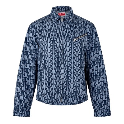 яке,мъжки,якета,kenzo,men's,seigaiha,structured,denim,jacket,blue,denim