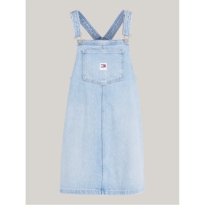 дамски,поли,и,рокли,tommy,jeans,tj,pinafore,drs,ld43,denim,light