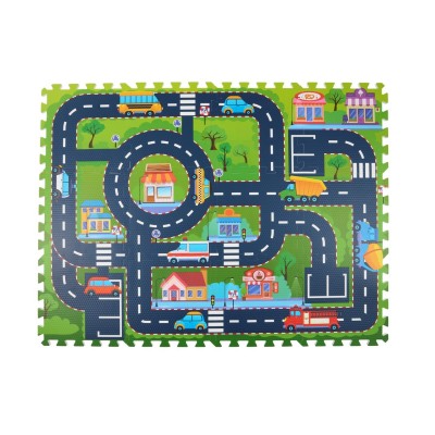 подаръци,и,играчки,игри,и,технологии,всички,игри,и,играчки,eddy,toys,traffic,30x30cm,playmat,multi