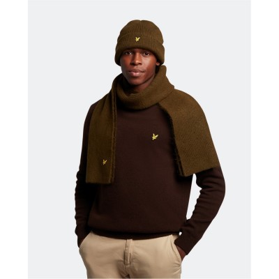 шал,ръкавици,шапки,и,шалове,аксесоари,на,разпродажба,lyle,and,scott,lyle,chunky,scarf,sn99,olive