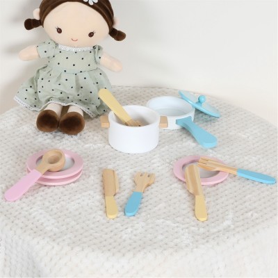 toylife,wooden,pot,&,pan,set,multi