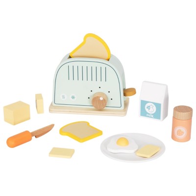 подаръци,и,играчки,toylife,wooden,toaster,set,multi