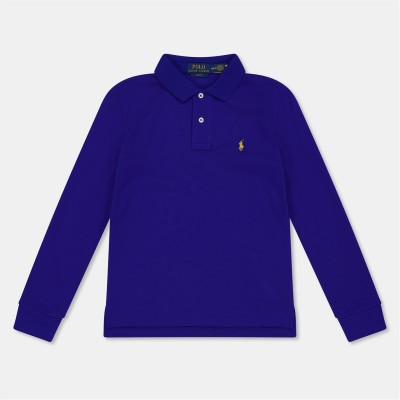 риза,с,дълъг,ръкав,детски,3/4,панталони,polo,ralph,lauren,kids',long,sleeve,shirt,azure