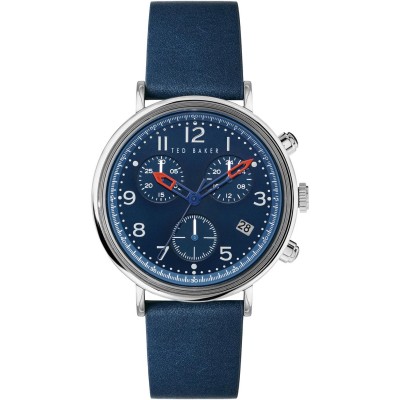 мъжки,часовник,часовници,аксесоари,на,разпродажба,ted,baker,ted,baker,mimossa,chrono,watch,mens,blue,silver