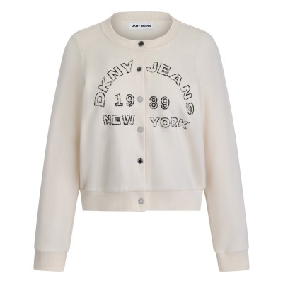 дамско,поларено,яке,дамски,горнища,с,качулка,дамски,ежедневни,облекла,dkny,womens,full,button,front,fleece,shrunken,jacket,eggnog