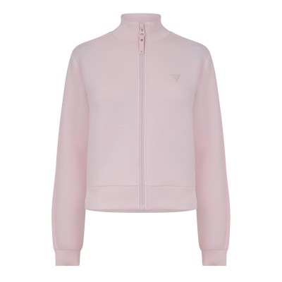 дамска,блуза,guess,women,s,new,allie,scuba,full,zip,sweatshirt,camelia,pink