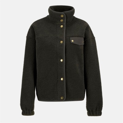 дамски,горнища,с,качулка,дамски,ежедневни,облекла,barbour,mabel,fleece,olive
