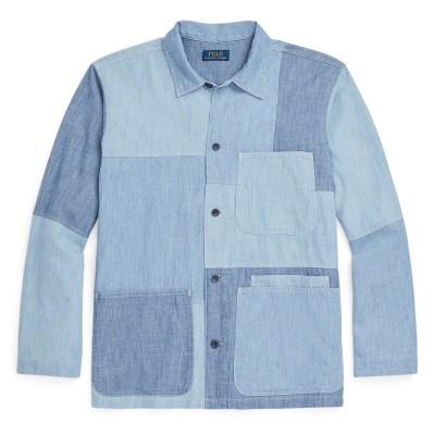 мъжки,якета,polo,ralph,lauren,patchwork,shirt,indigo