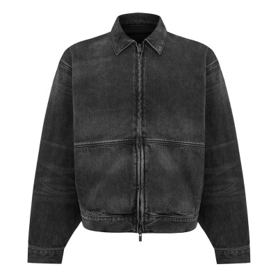 яке,мъжки,якета,fear,of,god,essentials,men's,trucker,cotton,faded,wash,denim,jacket,vintage,black