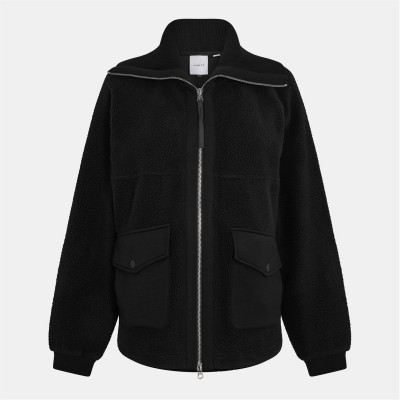дамски,горнища,с,качулка,дамски,ежедневни,облекла,varley,womens,eleanor,fleece,black