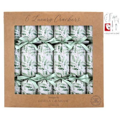 коледни,опаковки,и,декорации,аксесоари,на,разпродажба,gisela,graham,gisela,6pk,crackers,99,holly