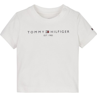 тениска,детски,облекла,tommy,hilfiger,essential,t,shirt,white,ybr