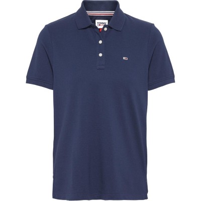 блуза,с,яка,дамски,топове,tommy,jeans,slim,polo,shirt,twilight,navy