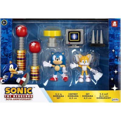 подаръци,и,играчки,аксесоари,на,разпродажба,sonic,the,hedgehog,the,hedgehog,2.5,inch,diorama,set,sonic,and,a,tails,action,figure,multi