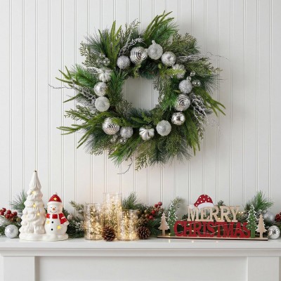 the,spirit,of,christmas,60cm,silver,sparkle,luxury,wreath,silver,sparkle