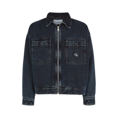 яке,мъжки,якета,calvin,klein,jeans,padded,denim,zip,shirt,jacket,denim,1bj