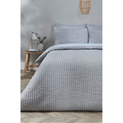 спално,бельо,и,комплекти,homelife,jersey,pinsonic,panel,duvet,set,grey