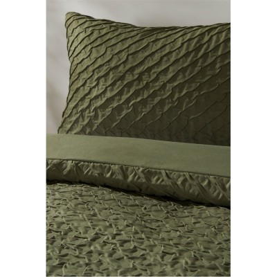 спално,бельо,и,комплекти,homelife,michigan,crinkle,duvet,set,green