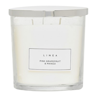 аксесоари,на,разпродажба,linea,three,wick,candle,pink,grapefruit