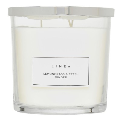 linea,three,wick,candle,lemongrass,&,fresh,ginger