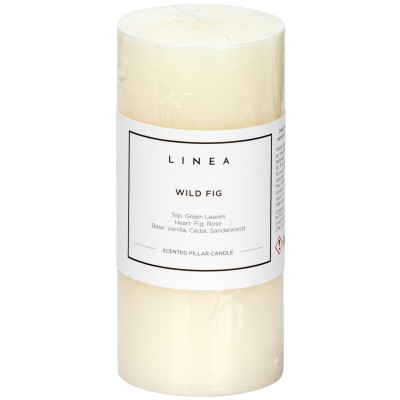 linea,scented,pillar,candle,wild,fig