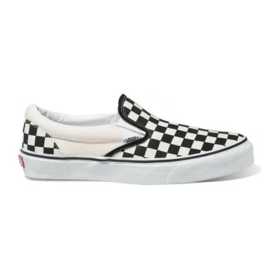 обувки,мъжки,маратонки,дамски,маратонки,vans,classic,on,slip,on,shoes,black,(checkerboard,black,white)