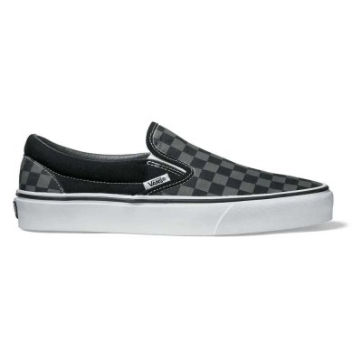 обувки,дамски,маратонки,vans,classic,slip,on,shoes,checkerboard,black,pewter,(black)