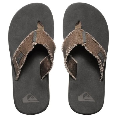 джапанки,мъжки,джапанки,и,чехли,quiksilver,monkey,abyss,flip,flops,demitasse,solid,(brown,black)
