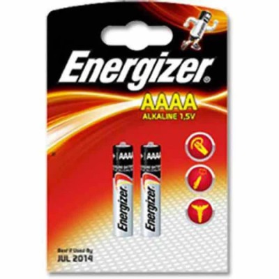 батерии,energizer,electronic,aaaa,e96,alkaline,battery,2,units,silver,(red)