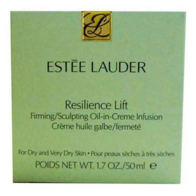 козметика,за,овлажняване,estee,lauder,resilence,lift,sculpting,oil,in,infusion,dry,skin,50ml,cream,green,(green)