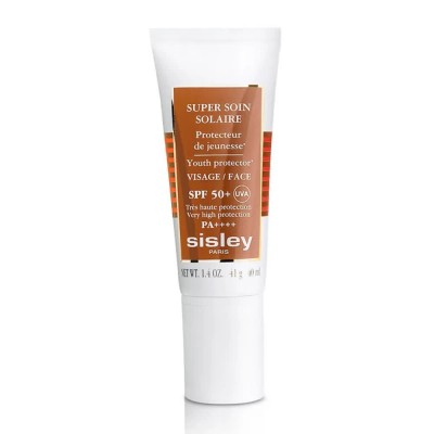 козметика,за,защита,от,слънце,sisley,super,soin,solaire,visage,spf50,uva,cream,40ml,brown,white