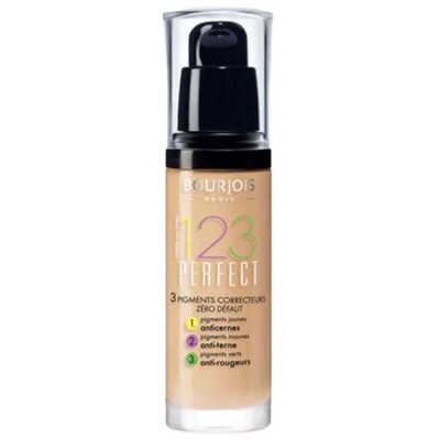 ексфолианти,bourjois,123,perfect,foundation,correcting,pigments,57,halecla,make,up,base,brown,black