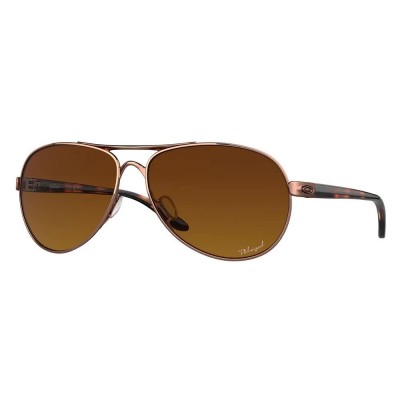 слънчеви,очила,слънчеви,очила,oakley,feedback,woman,polarized,sunglasses,brown,(rose,gold,brown,gradient)
