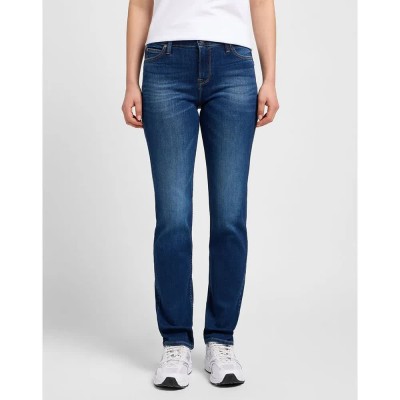 дънки,дамски,панталони,lee,marion,straight,jeans,night,sky,(blue)