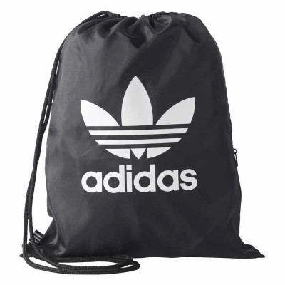 спортна,чанта,спортни,сакове,и,чанти,adidas,originals,trefoil,gymsack,white,black,(black)