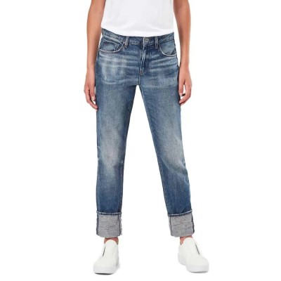 дънки,дамски,панталони,g,star,3301,high,waist,straight,tu,jeans,medium,aged,(blue)