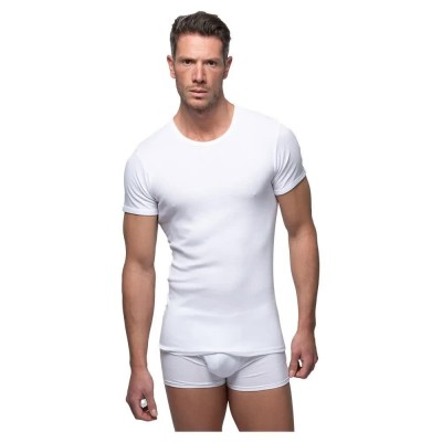 мъжко,бельо,abanderado,0306,short,sleeve,base,layer,white,(white)