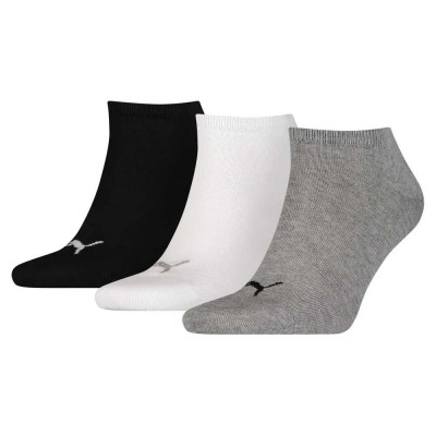 чорапи,мъжки,чорапи,puma,sneaker,plain,socks,3,pairs,grey,white,black,(multicolor)
