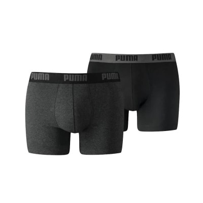 боксерки,мъжко,бельо,puma,basic,boxers,2,units,black,grey,(dark,grey,melange,black)