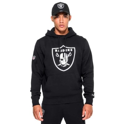 суичър,мъжки,пуловери,new,era,oakland,raiders,team,logo,hoodie,black