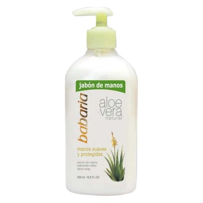 специфични,козметични,продукти,babaria,aloe,vera,hand,soap,500ml,green,white
