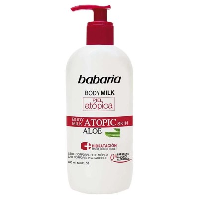 хигиена,тяло,babaria,body,milk,aloe,atopic,skin,400ml,cream,white