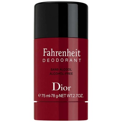 хигиена,тяло,dior,fahrenheit,without,alcohol,stick,75g,deodorant,black