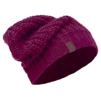 шапка,всички,шапки,buff,®,knitted,beanie,pink,(gribling,red,plum)