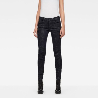 дамски,дънки,дамски,панталони,g,star,5622,d,motion,3d,mid,waist,skinny,jeans,black